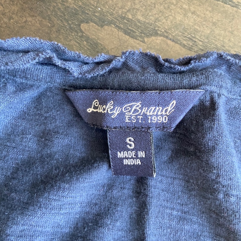 Lucky Brand Embroidered Racerback Top - Picture 5 of 5